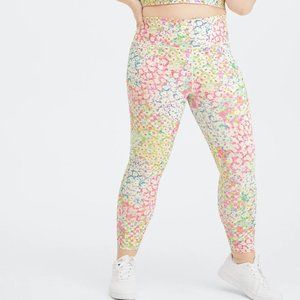 Fabletics Define High Waist Powerhold Floral Print Legging NWT 1X